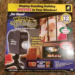 Star shower winter wonderland projector system